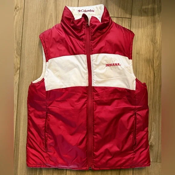 Columbia IU Hoosiers Reversible Vest Size M - Picture 3 of 5
